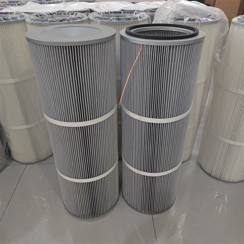 防静电除a尘滤筒 工业聚酯纤维空气滤芯钢厂电喷砂抛丸机粉尘滤芯