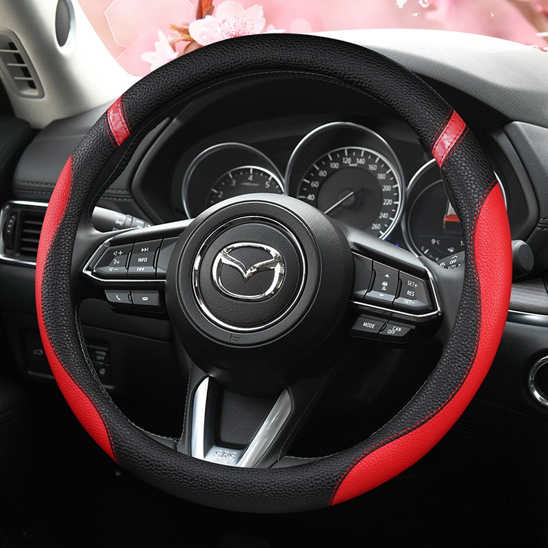 马自达6马六fCX4/CX-5马自达3昂克赛拉阿特兹睿翼四季方向盘套女