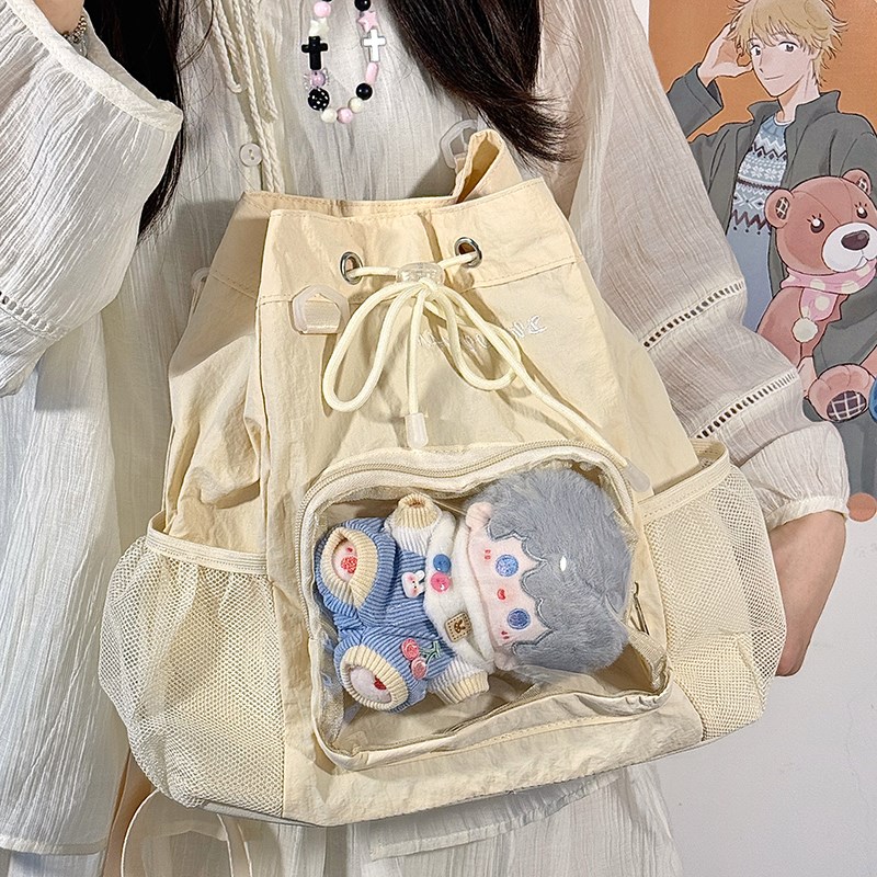 日系学院大容量双肩痛包百搭日常通勤C甜美JK斜挎10cm娃包漫展追