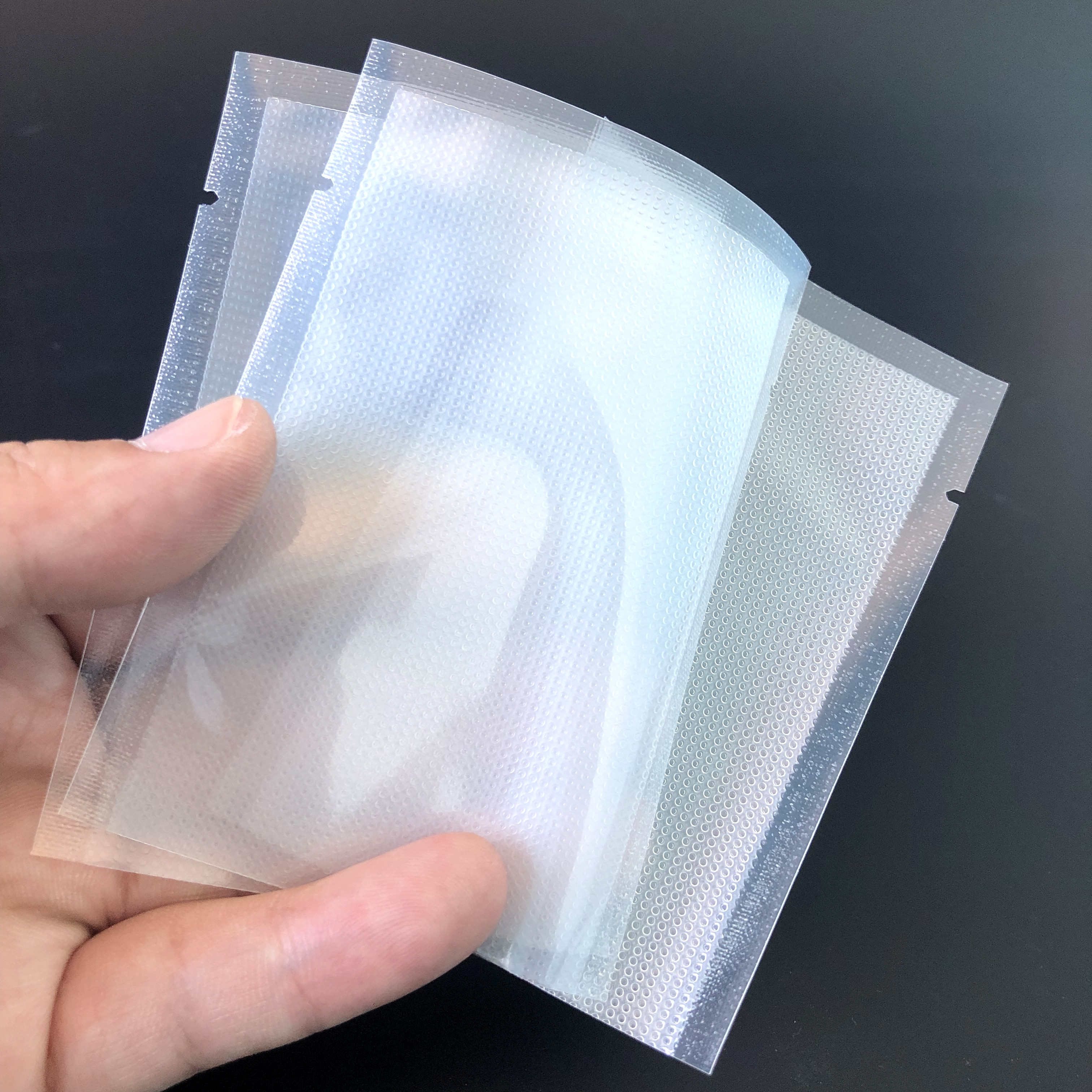 7x10固元膏真空包装袋彩色平面阿C胶糕专用塑封袋子1000个包邮定