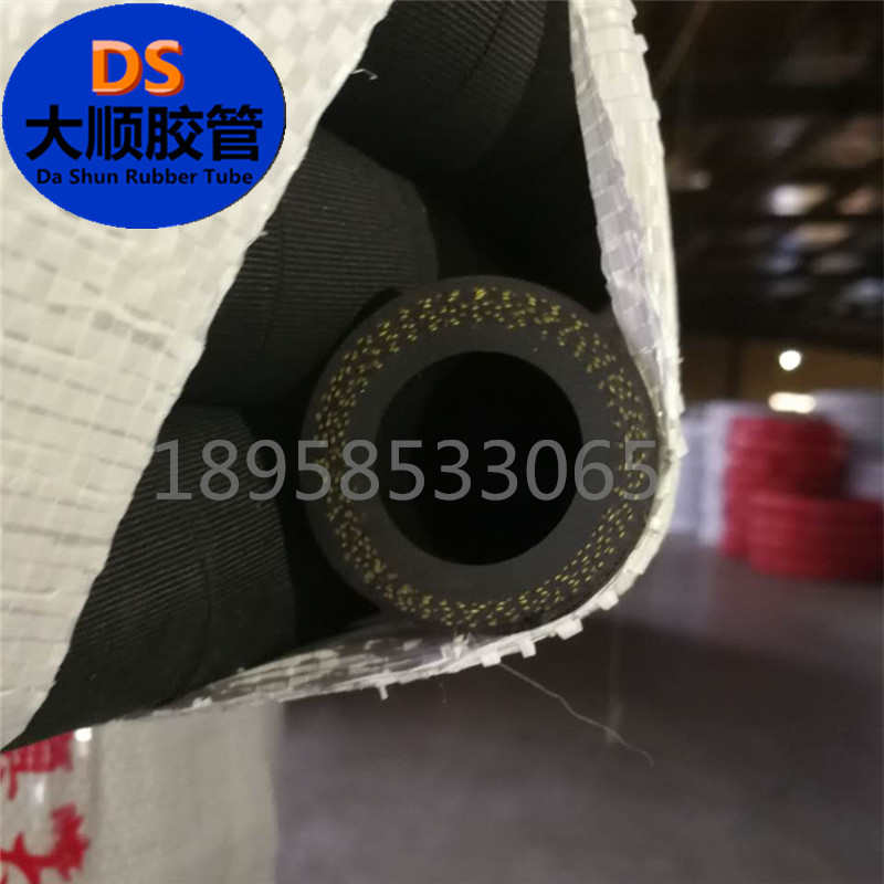 橡胶管夹布水管软i管水泵黑胶管家用花园管布纹皮管25 32 1 2 3寸