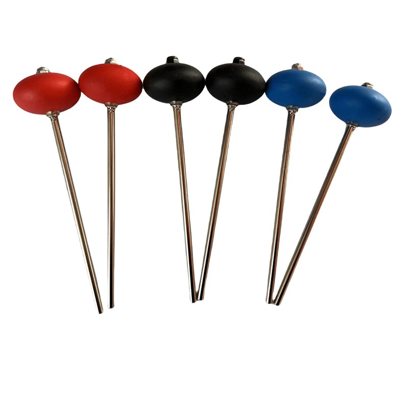 钟琴槌铝板琴打棒钢片琴槌空v录鼓钢鼓棒梆子琴槌 架子鼓槌金属柄