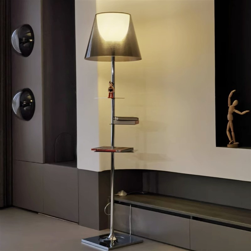 意大利Bibliotheque书架落地灯现代简L约书房卧室客厅创意置物架