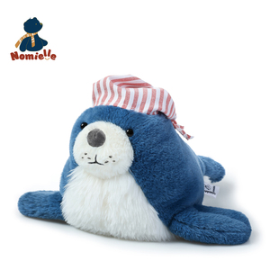 Nomielle海狮毛绒玩具玩偶趣味抱枕安抚娃娃公仔海洋动物新年礼物