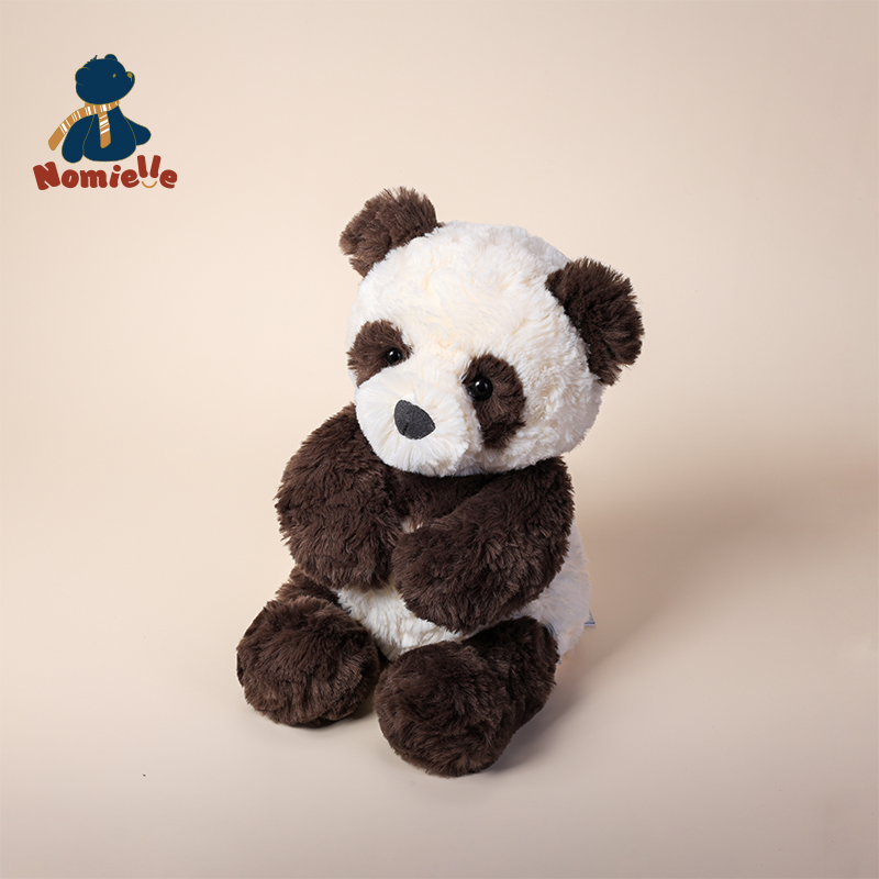Nomielle多米诺熊猫毛绒玩具公仔