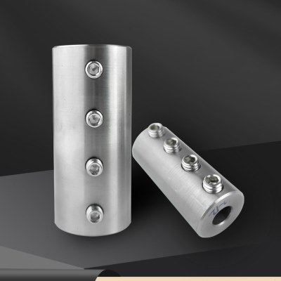 刚性不锈钢联轴器马达电机连轴器搅拌机杆连接轴套接头可定制键槽,五金/工具,联轴器,淘宝优惠券,粉丝福利购,淘宝优惠卷