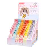 荧光笔12013 12架装 学生账系色列标记笔遮色笔不遮字马卡龙荧光笔