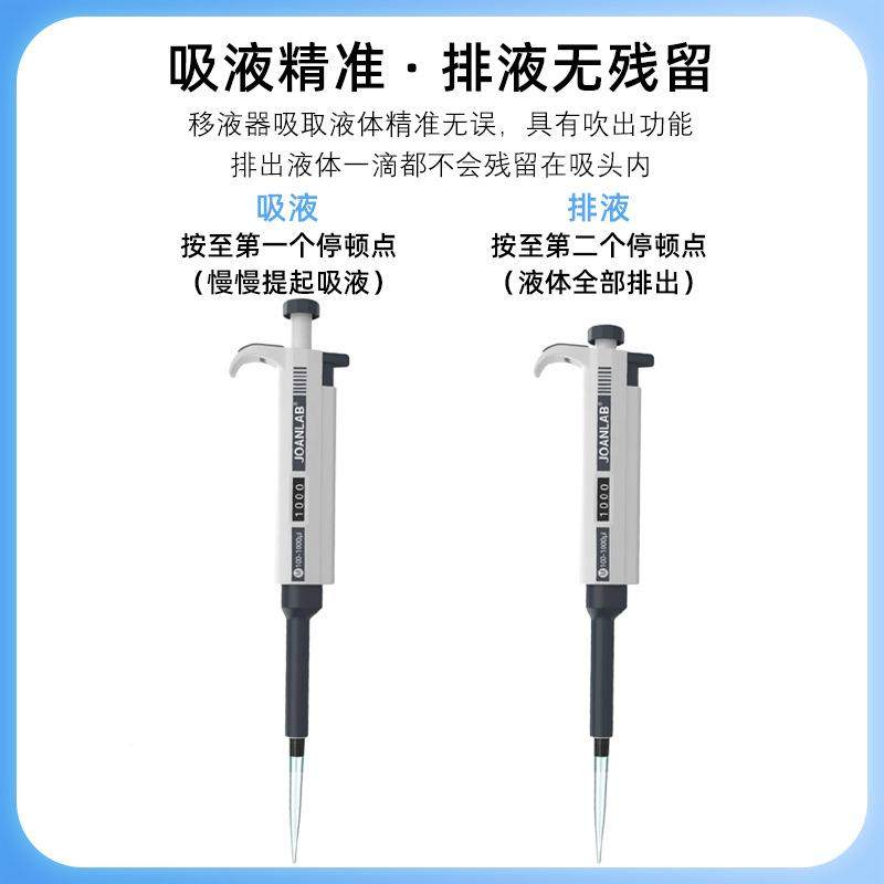 JOANLAB整单道移液枪排枪8移液枪道加样微器实验室量可移液器可支