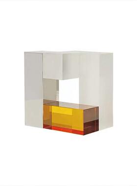 OMENt1748744A现代样板间书房书架装I饰品摆件售楼处厅陈列柜展设