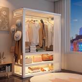 钢制衣帽架家用置物架衣物子收纳架落地见详情多层加厚衣货橱装 角