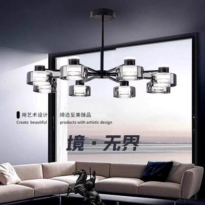 意轻奢客厅餐厅吊灯31261全屋现式代简约轻灯北吊欧极简吧台奢创