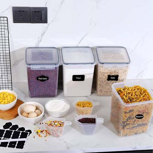 家直销5.2L390PP五谷透杂粮储罐厨房收纳厂保鲜盒米桶物明密封罐