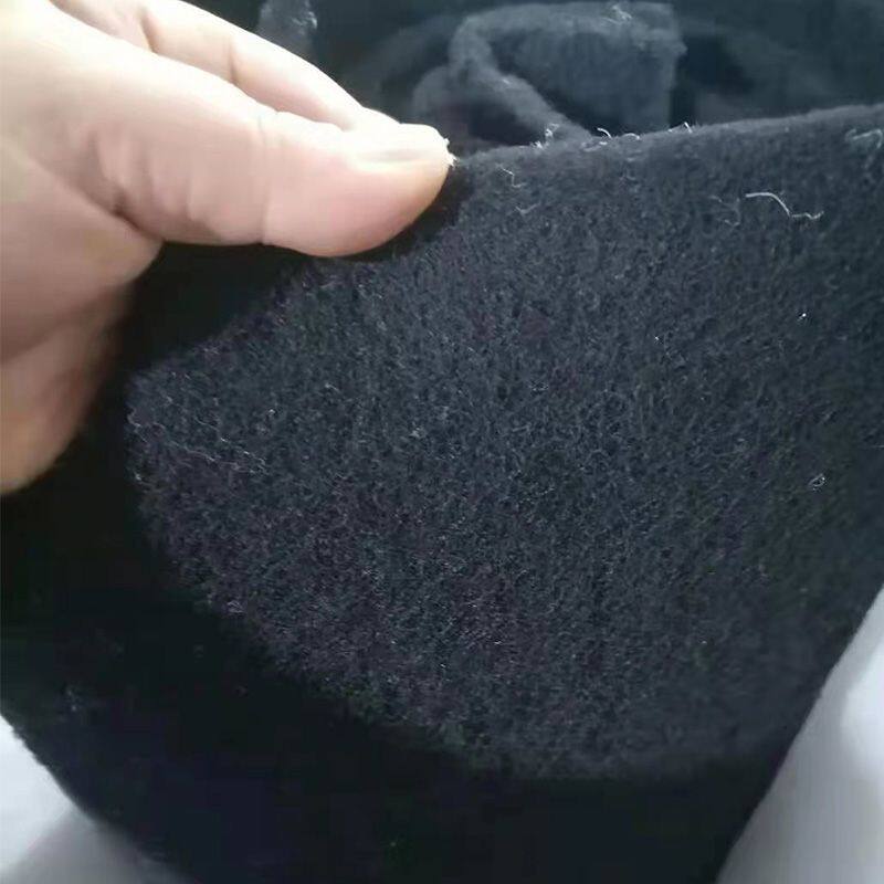 活性炭过滤棉空气净化纤维棉黑色活性炭蜂窝净化专用过滤除异味