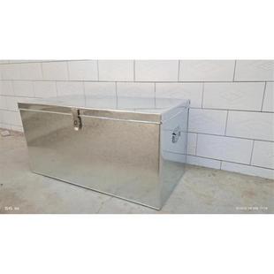 加厚金镀锌白铁皮箱箱子五工具箱物收纳箱后储616备箱带锁