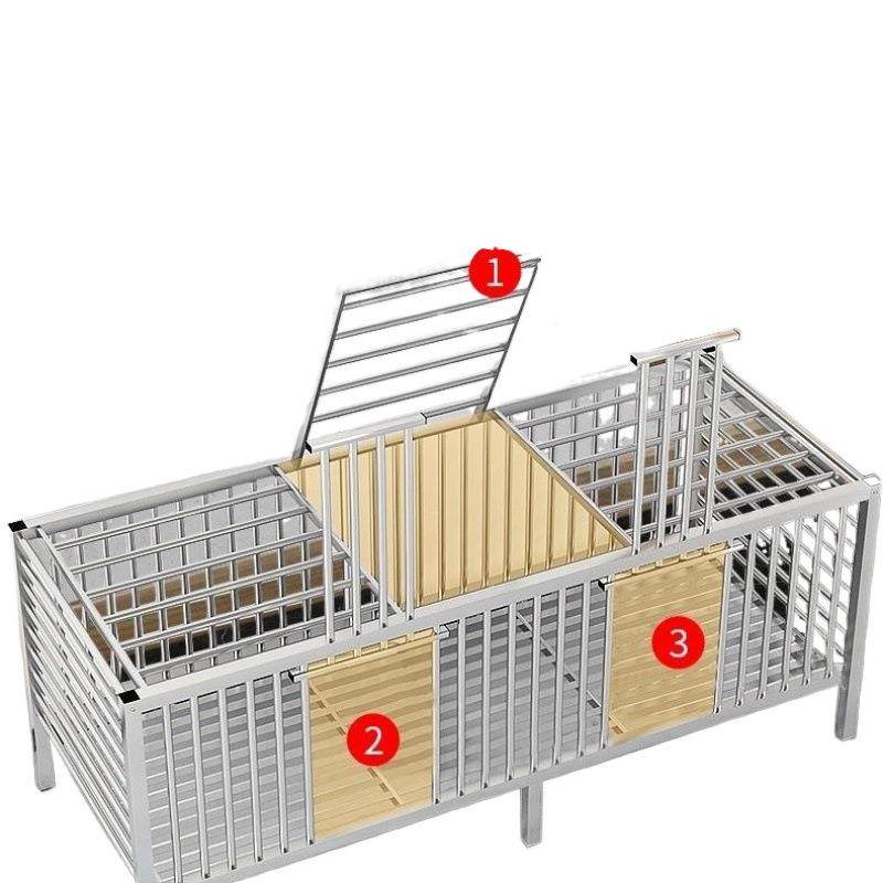 多层鸡家养鸡养PGX殖用笼大号笼室外兔子鸽子笼鸡舍加密鸭不锈钢