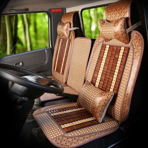 中国重汽豪沃HOWO 悍将4.2米轻卡坐垫夏季竹片全包围专用货车座套