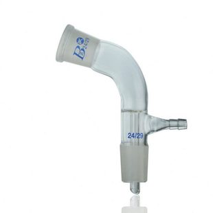 真空接受管尾接管磨口牛角管19*2/24*2/29*2燕尾管玻璃真空接收管