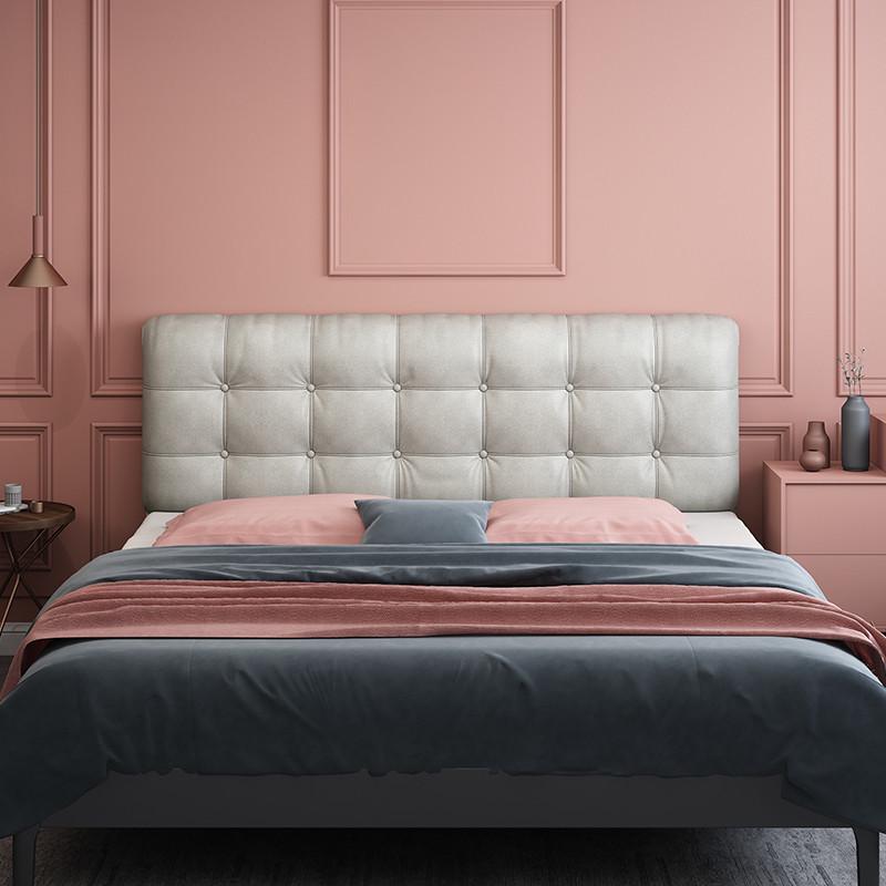 床头靠垫软包床大靠背床头头科罩轻奢双人床靠背技布X免板拆洗靠