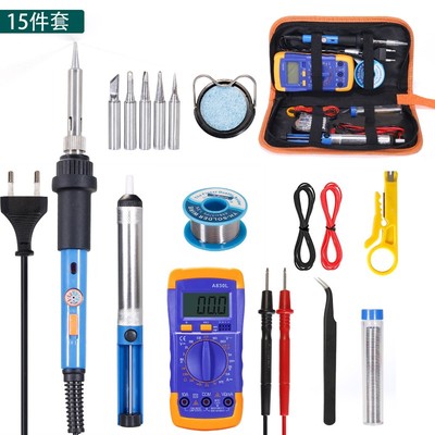 包邮数显式/内热式电烙铁可调温60W家用维修工具维修套装电烙铁