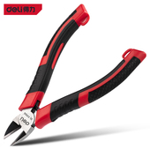 电工水口钳剪钳斜口钳模型偏口小钳子斜嘴钳工业级薄刃线电工专用