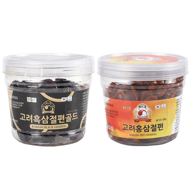 韩国进口高丽即食蜂蜜红参片健康补气血零食即食可泡增强免疫力