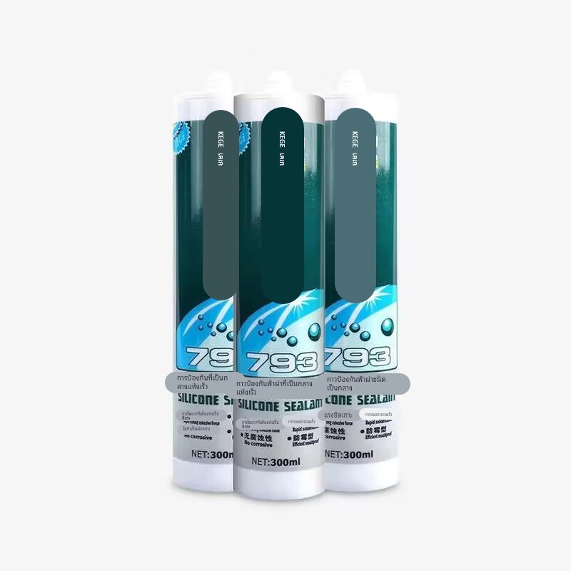 科格中性防霉耐候胶793玻璃胶厨卫防水防霉密封胶瓷白透明收边胶