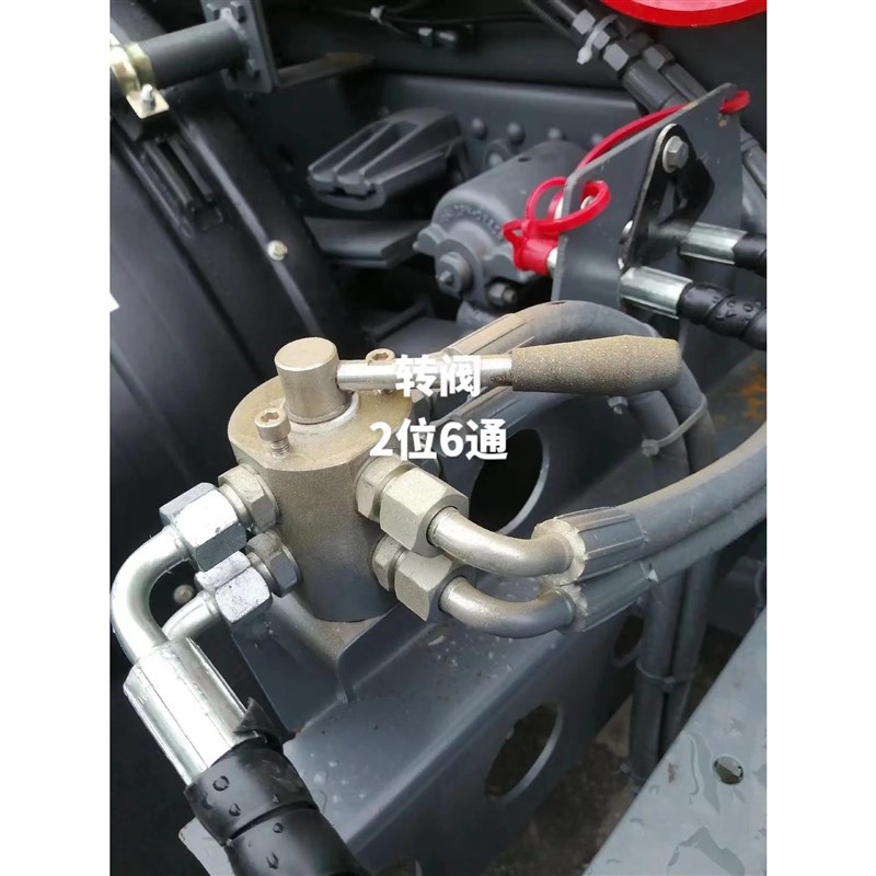 勾臂垃圾车DF6VIE手动转x阀切换阀液压阀两位六通换向阀平地机