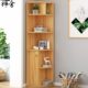 新款 单门檀木储藏收纳转角置物架客厅三储物柜角落柜子小型拐角柜