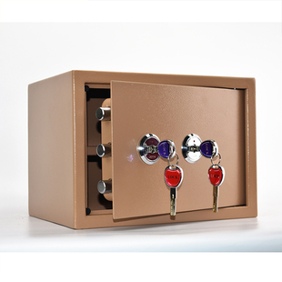 45cm 保险箱保管箱保险柜隐形入墙20 全钢家用小型机g械老式