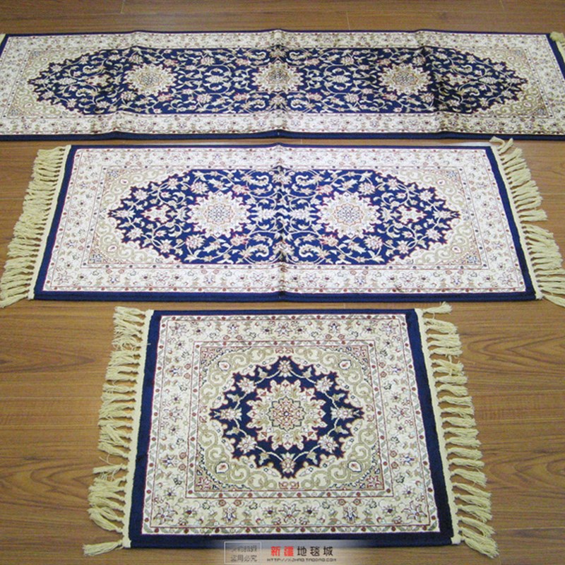 包邮新疆地毯丝毯加厚 高档客厅卧室床边毯现代沙发坐Z垫汽车扶手