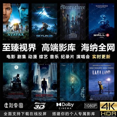 4K3D2D片源电影库电视剧短剧流媒体美剧韩剧英剧泰剧Y动漫定制服