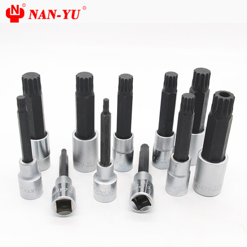 台湾南豫M4 M5 M6 M8 M10 M12内12角批头M14 M16 M18内十二花扳手
