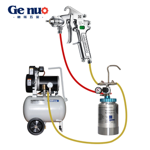 格诺原装进口小型压力罐压力桶RT-2高粘度胶水胶衣油漆大口径喷枪
