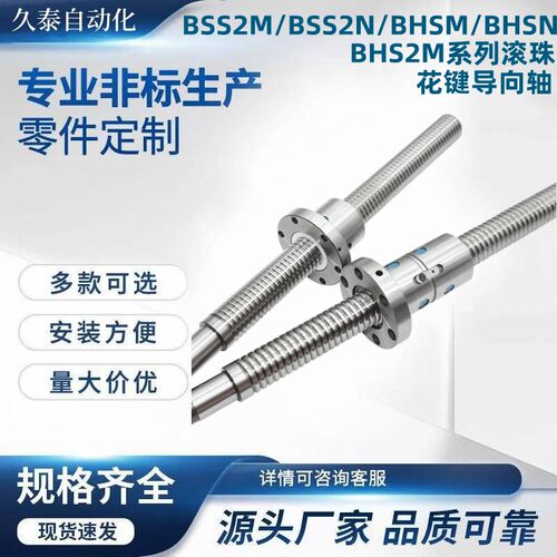 BSS2M/BSS2N/BHSM/BHSN/BHS2M/BHS2N6 8 10 13 16滚珠花键导向轴