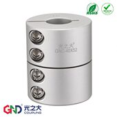 DCQ01 DCR01刚性联轴器GNC铝合??夹紧步进马达伺服电机丝杆联轴器