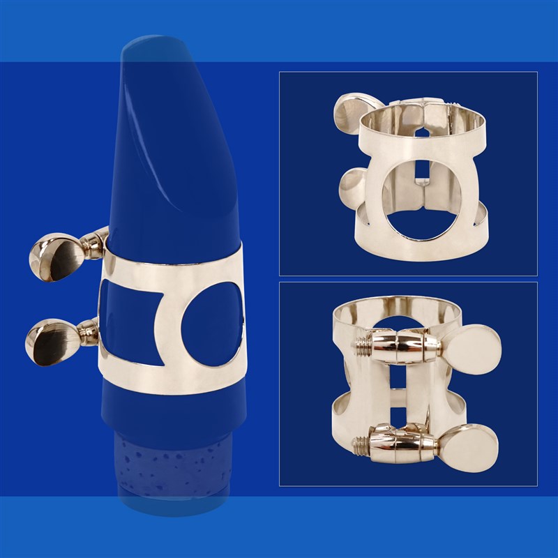 inmuc单簧管哨片卡子箍单簧H管卡子黑管镀镍金属哨卡