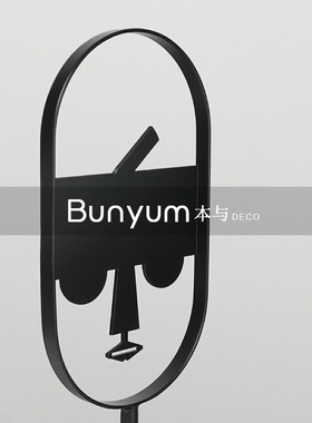 简约现代轻奢金属几n何创意家居客厅摆件展厅样板房间软装饰品摆