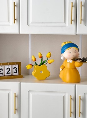 入户玄关进门口钥匙收纳摆件创意家居客厅鞋柜P装饰品乔迁搬家礼