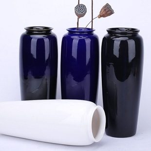 小原流花瓶日式插花投入瓶冬瓜瓶教学培训花器家居装饰摆件花道