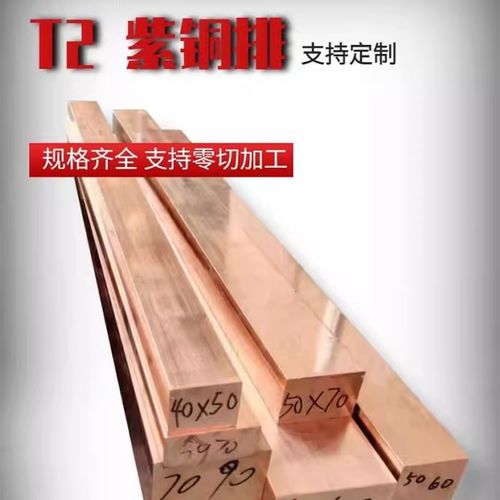 T2铜排 纯红铜 机房接地铜条x 散热紫铜板 加工连接片定制零切加