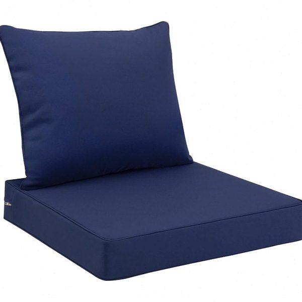 户外垫子藏青色深蓝色防水靠垫开发人编藤庭院沙发海绵坐垫,居家布艺,沙发垫,淘宝优惠券,粉丝福利购,淘宝优惠卷