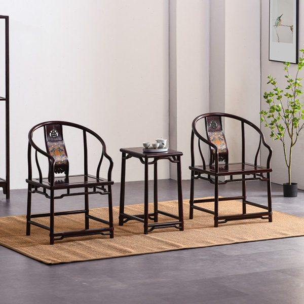 红木家具非洲小叶紫檀圈椅太师椅血檀实木新中式休闲靠背椅单人椅,住宅家具,圈椅,淘宝优惠券,粉丝福利购,淘宝优惠卷