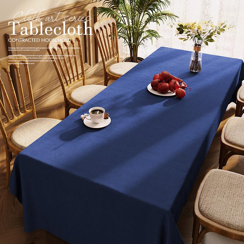 现代简约会议室长方形高档办公室A高级感会议桌长桌布酒店桌布台