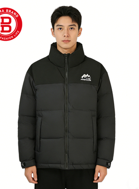 宾玛（男装）冬款男士冬季防寒保暖休闲潮流防风棉服254OBH1908