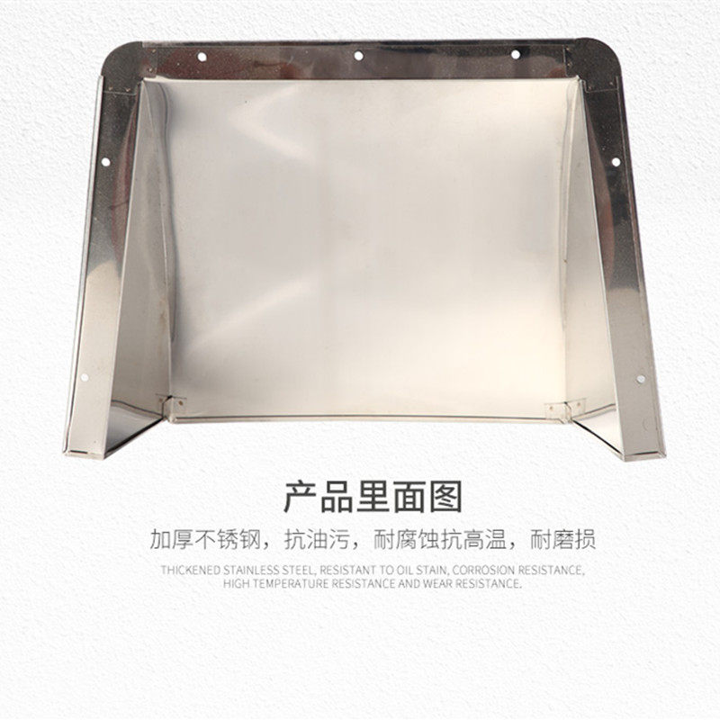 不锈钢防雨罩新款促销304 加厚风帽排气扇换气扇管防风防雨盖方形