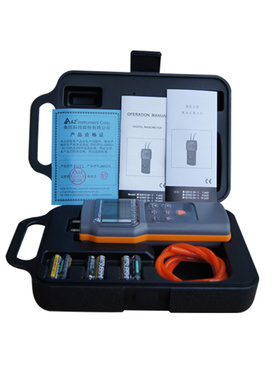 台湾衡欣 AZ82012高精度电子微压差计数字压差仪电子压力计