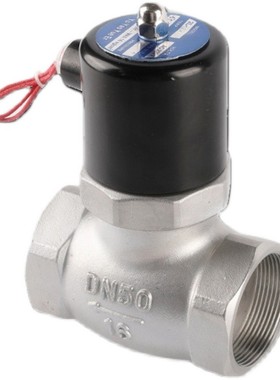 ZBSF不锈钢活塞式蒸汽电磁阀304不锈钢内螺纹 丝扣高温电磁阀1寸