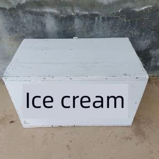 老式冰糕箱农村冰棍老箱子七八十年怀旧老物件摆件覆古旧家具道具