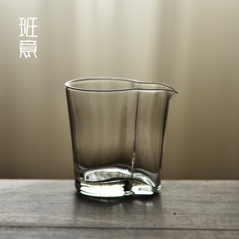 班意日式葫芦玻璃公道杯加厚简约匀杯透明分茶器壶形茶海功夫茶具