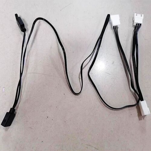 NZXT恩杰Aer2 RGB机箱风扇转接线 灯光一分三主板神光同步转接线